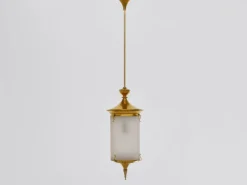 Pamono Chinoiserie Lantern Light attributed to Oscar Torlasco for Lumi, Italy, 1950s> Ceiling Lights