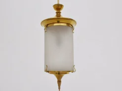 Pamono Chinoiserie Lantern Light attributed to Oscar Torlasco for Lumi, Italy, 1950s> Ceiling Lights