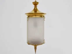 Pamono Chinoiserie Lantern Light attributed to Oscar Torlasco for Lumi, Italy, 1950s><noscript><img width=