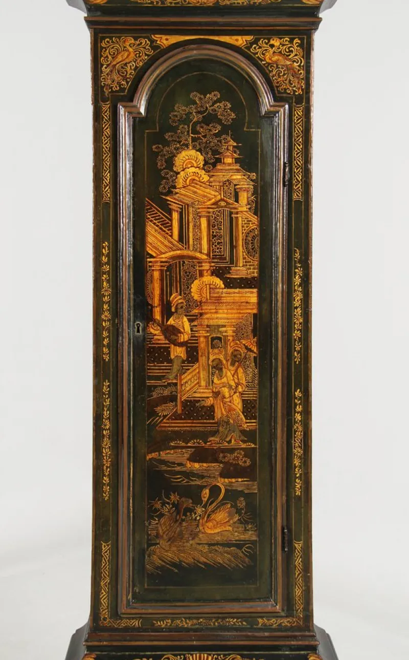 Pamono Chinoiserie Longcase Clock, 1750s> Clocks