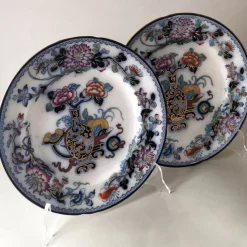 Clearance Pamono Chinoserie Style Noma Pattern Plates from Ridgway, 1835, Set of 2