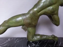 Best Pamono Chiparus, Art Deco Figure, 1920s, Metal on Marble Base