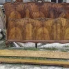 Pamono Chippendale Bed with Walnut Veneered Sides> Beds & Bedroom Sets