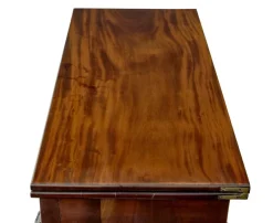 Pamono Chippendale Revival Carved Game Table, 1880s><noscript><img width=