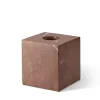 Pamono Chocolate Brown Marble Square Tissue Box by Royal Bee Design> Trunks, Crates & Baskets