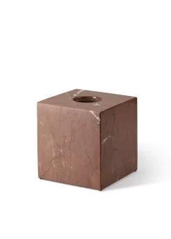 Pamono Chocolate Brown Marble Square Tissue Box by Royal Bee Design> Trunks, Crates & Baskets
