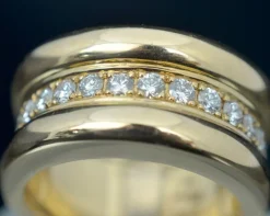 Discount Pamono Chopard Strada Gold Ring with Diamonds, 2000s