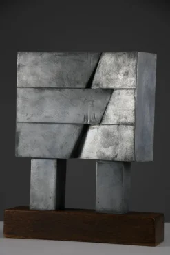 Pamono Chris Verbeek, Broken I, 1977, Zinc and Wood