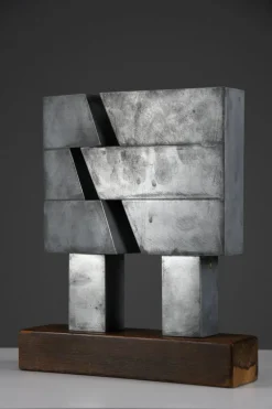 Pamono Chris Verbeek, Broken I, 1977, Zinc and Wood