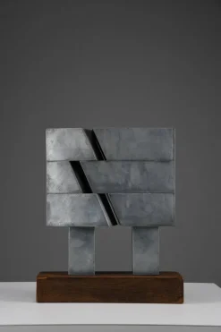 Pamono Chris Verbeek, Broken I, 1977, Zinc and Wood