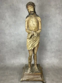 Pamono Christ with Ties, 1480, Limewood> Old Masters