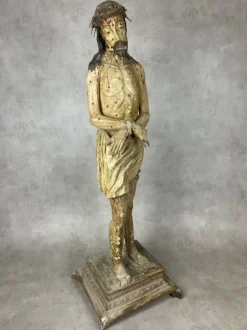 Pamono Christ with Ties, 1480, Limewood> Old Masters