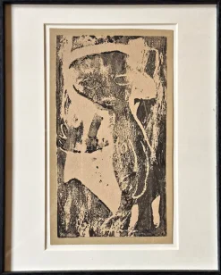 Sale Pamono Christian Rohlfs, Kobold, 1922, Hand-Signed, Certificate of Authenticity