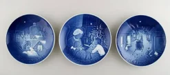 Hot Pamono Christmas Plates from Bing & Grondahl, 1950s, Set of 21