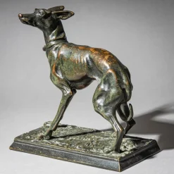 Pamono Christophe Fratin, Greyhound, 1800s, Bronze><noscript><img width=