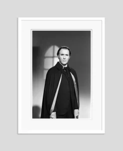 Pamono Christopher Lee Archival Pigment Print Framed in White by George Greenwell> Mid-Century