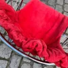 Pamono Chrome Cantilever Chair with Velvet Cushion Cover by Gastone Rinaldi> Office Chairs