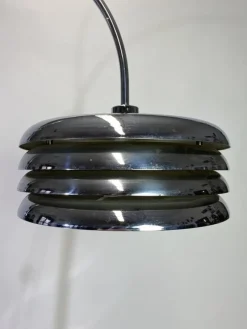 Best Pamono Chrome Floor Lamp by Tamás Borsfay for Hungarian Craftsmanship Company, 1970s