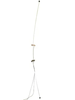 Pamono Chrome Plated Metal Molla Floor to Ceiling Lamp from Lumenform, 1970s><noscript><img width=