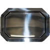 New Pamono Chrome Serving Tray with Gold Gilt Handles from Van Cleef & Arpels Paris