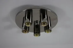 Pamono Chrome Wall Lamp from Cosack, 1970s><noscript><img width=