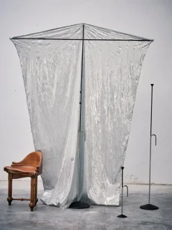 Pamono Chromed Baton Paravant by Ronan Bouroullec for BD Barcelona><noscript><img width=