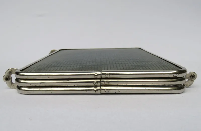 Pamono Chrome-Plated Triptych 3-Part Mirror, France, 1940s> Mirrors