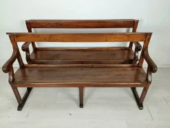 Pamono Church Benches in Oak> Benches