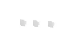 Online Pamono Cielo Wall Hooks in White by Woodendot, Set of 3