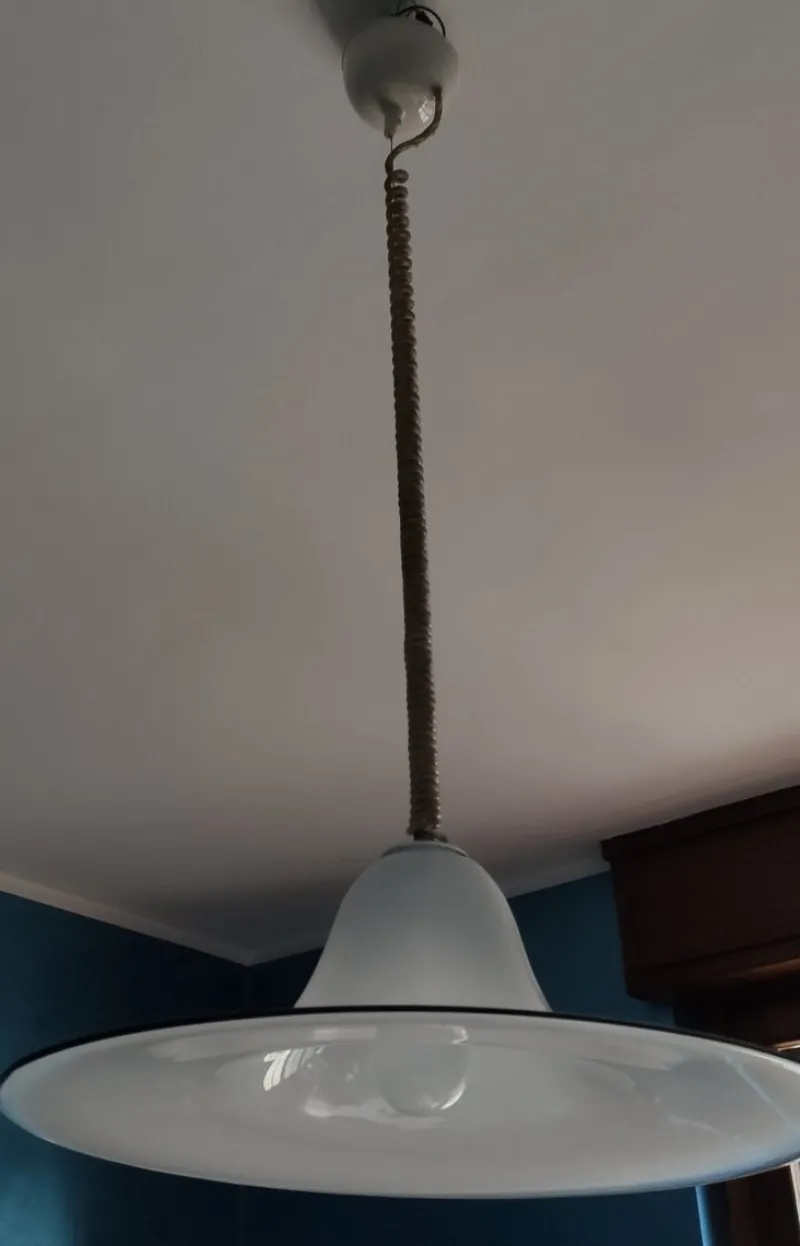 Pamono Cinea Murano Glass Pendant Lamp by Renato Toso for Leucos, 1970s> Ceiling Lights