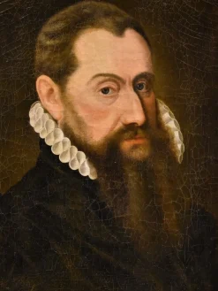 Best Pamono Circle of Frans Pourbus, Portrait of a Man, 1570, Oil on Canvas