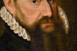 Best Pamono Circle of Frans Pourbus, Portrait of a Man, 1570, Oil on Canvas