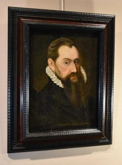 Best Pamono Circle of Frans Pourbus, Portrait of a Man, 1570, Oil on Canvas