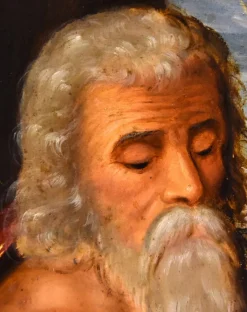 Pamono Circle of Giuseppe Mazzuoli Detto Il Bastarolo, Saint Jerome Mazzuoli, 16th Century, Oil on Copper><noscript><img width=