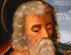 Pamono Circle of Giuseppe Mazzuoli Detto Il Bastarolo, Saint Jerome Mazzuoli, 16th Century, Oil on Copper><noscript><img width=