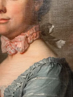 Sale Pamono Circle of Jean-Étienne Liotard, Portrait of a Lady, Oil on Canvas, 18th Century, Framed