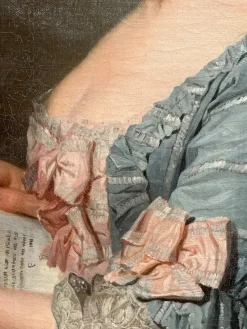 Sale Pamono Circle of Jean-Étienne Liotard, Portrait of a Lady, Oil on Canvas, 18th Century, Framed