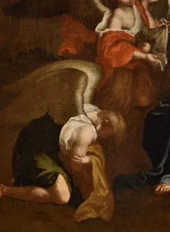 Clearance Pamono Circle of Pietro da Cortona / Berrettini, Christ in the Desert, 1650, Oil on Canvas