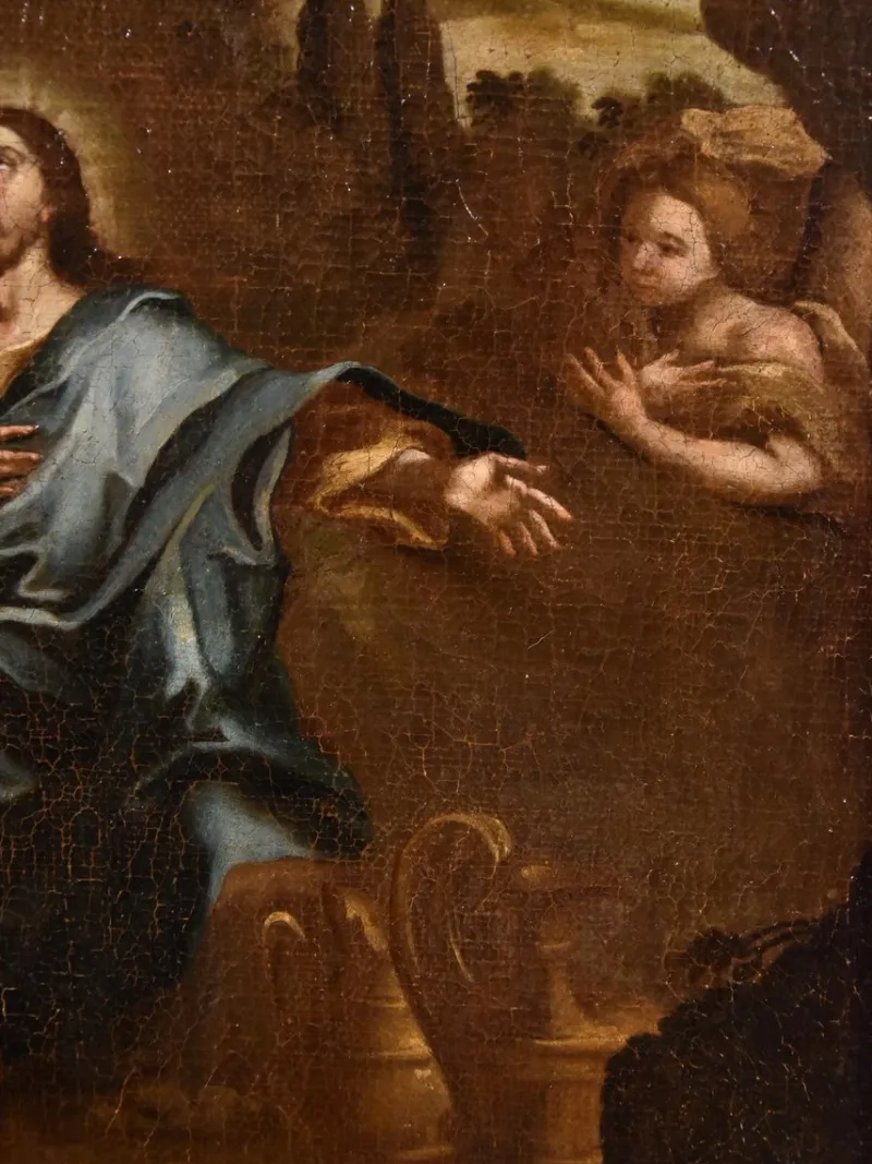 Clearance Pamono Circle of Pietro da Cortona / Berrettini, Christ in the Desert, 1650, Oil on Canvas