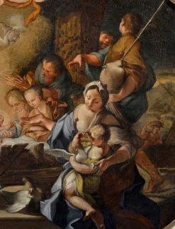 Hot Pamono Circle of Sebastiano Conca, Adoration of the Shepherds, 1720, Oil on Canvas