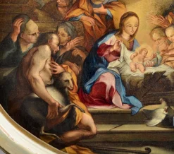Hot Pamono Circle of Sebastiano Conca, Adoration of the Shepherds, 1720, Oil on Canvas