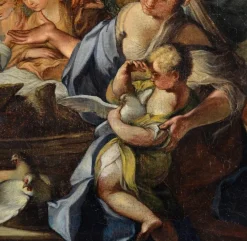 Hot Pamono Circle of Sebastiano Conca, Adoration of the Shepherds, 1720, Oil on Canvas