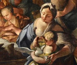 Hot Pamono Circle of Sebastiano Conca, Adoration of the Shepherds, 1720, Oil on Canvas