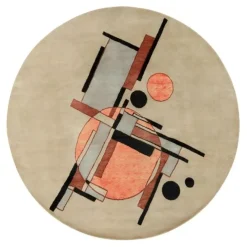 Pamono Circle Rug from R&K Principal Jahanshah Nazmiyal> Carpets & Textiles|Carpets & Textiles