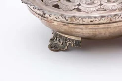 Pamono Circular Silver Flower Pot><noscript><img width=