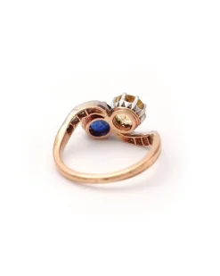 Online Pamono Citrine and Sapphire Toi Moi Ring