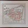 Pamono City Plan of Rotterdam in Frame, 1850, Paper> Wall Decor