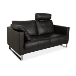 Pamono CL 500 Leather Two-Seater Sofa from Erpo><noscript><img width=