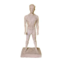 Pamono Clara Quien, Full Figure Statue, 1933, Plaster
