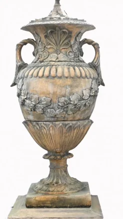 Discount Pamono Classical English Amphora Stone Garden Vases, Set of 2